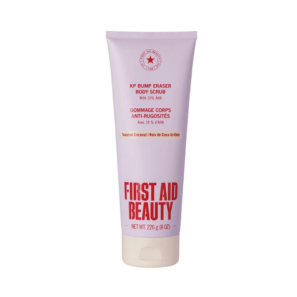 First Aid Beauty KP Bump Eraser Body Scrub 10% AHA Toasted Coconut 8 oz / 226 g